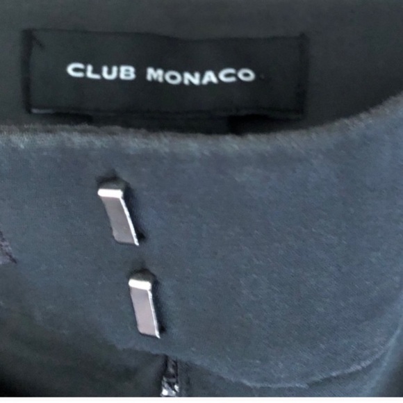 Club Monaco contemporary men’s wear inspired grey cotton slim trouser pant size4 - Picture 8 of 9